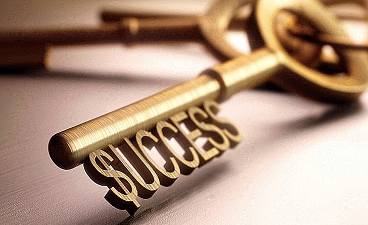 Image showing the key to success