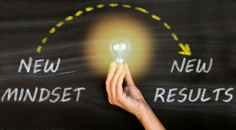 Image showing how a new mindset can bring new results
